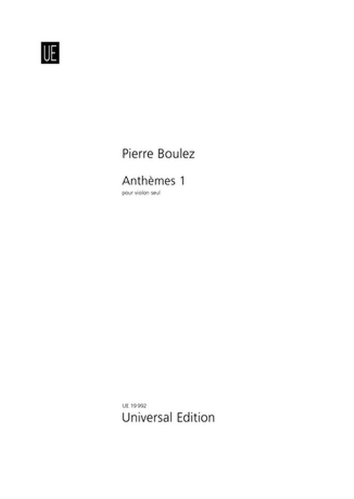 Anthèmes 1